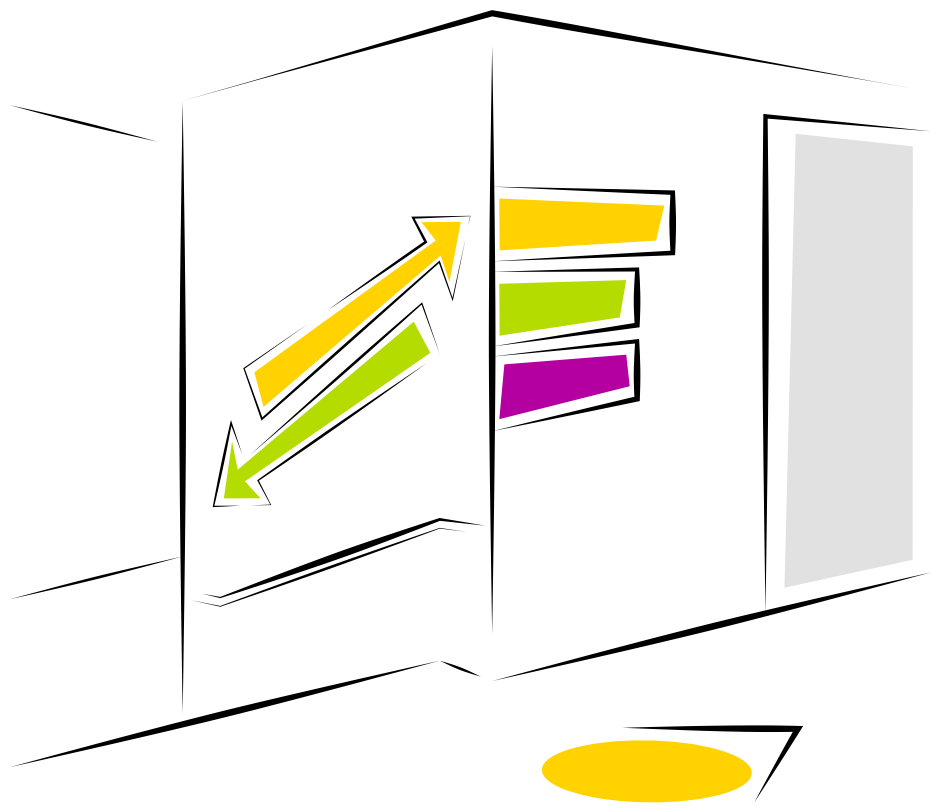 Professionelle Signaletik mit intuitiver Kundenführung